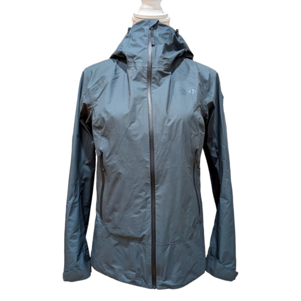 Mountain Hardwear Women's XS Exposure/2 Gore-Tex Paclite Plus Jacket Dark Storm